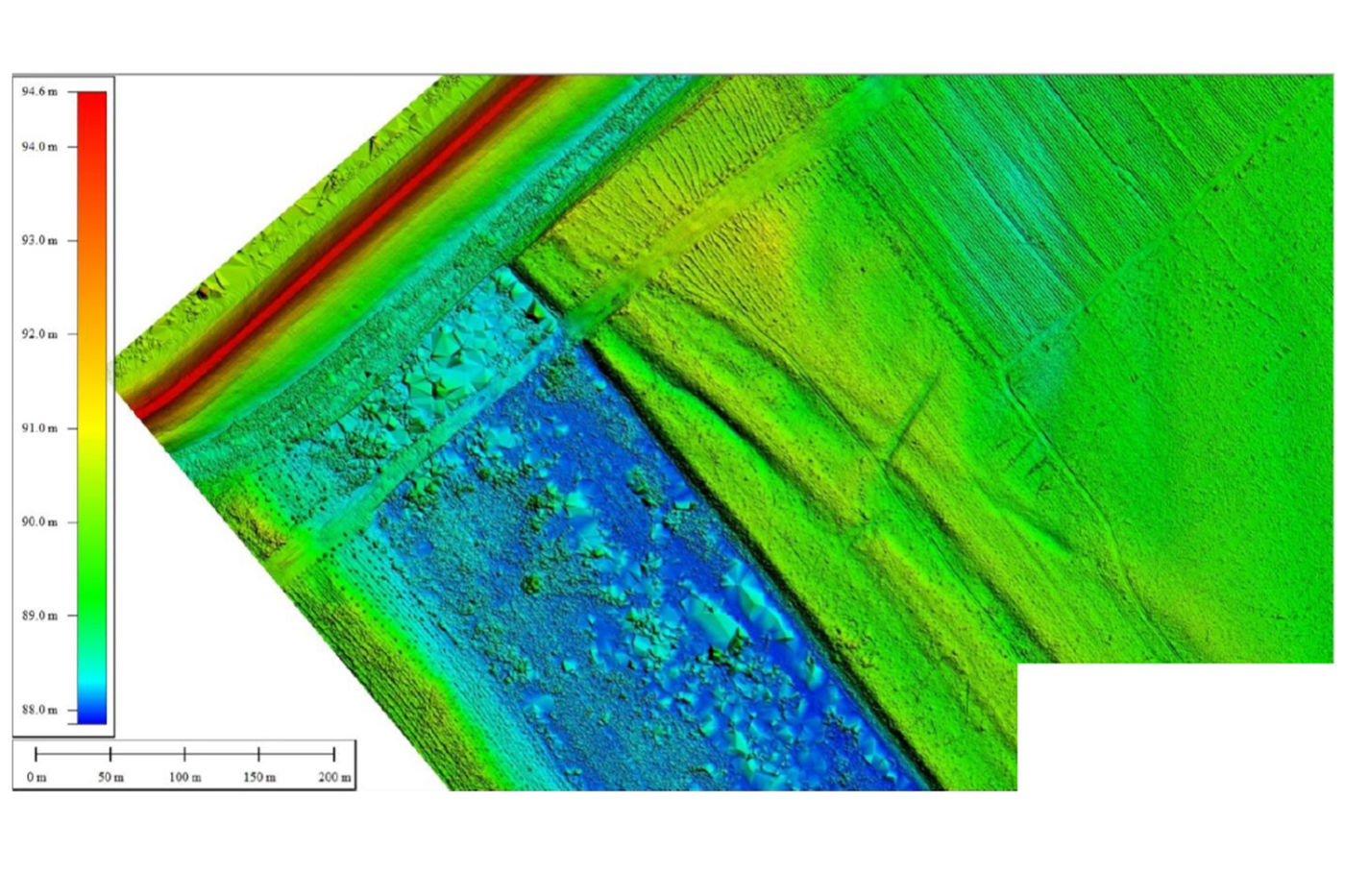 szúnyog lárvatenyésző hely 2023 LiDAR